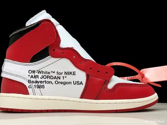 1st Kicks Jordan Air Off-White Ten AA3834-101 Chicago Retro 1 The 0524